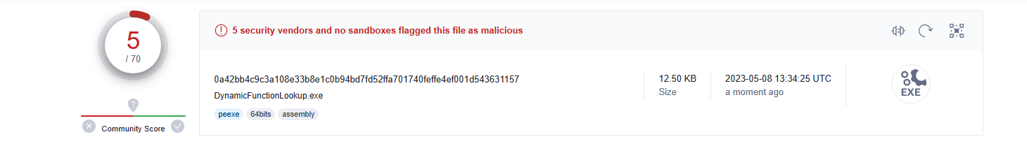 VirusTotal Results 2